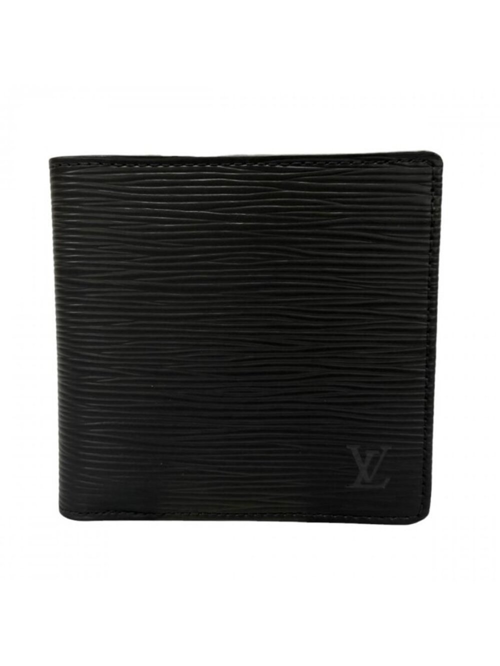 Louis Vuitton Bifold Wallet Portefeuille Marco Epi Leather Black